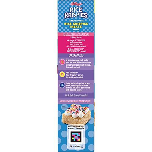 Rice Krispies 00038000205286 Kellogg'S Rice Krispies Cold Breakfast Cereal thumb #8