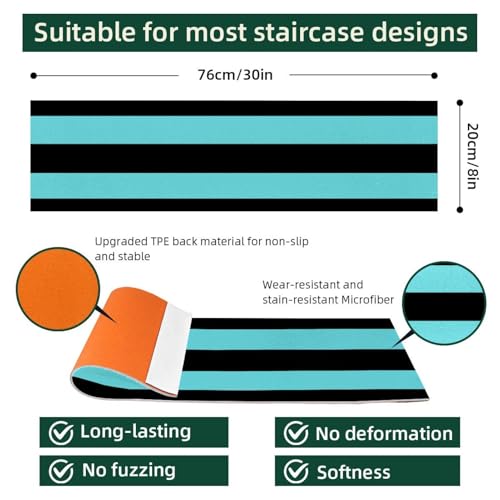 Tapis d'escalier antidérapants pour personnes âgées et marches intérieures