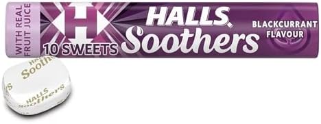 HALLS Blackcurrant Flavoured Lozenges, 45 g (Pack of 1)
