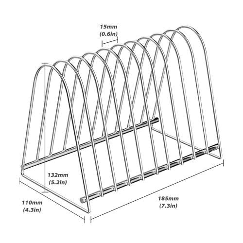 Soporte para discos de vinilo triangular en metal para escritorio 6