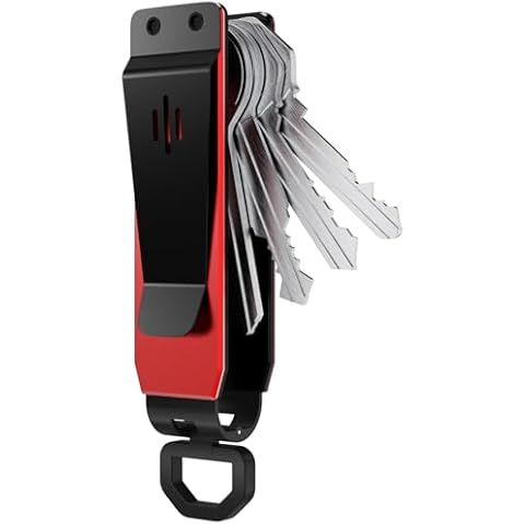 Festerekey Key Organizer - Compact Metallic Key Holder | Minimalist Innovative Keyholder | Smart Keychain Cover