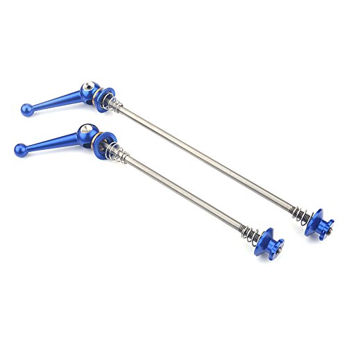 2Pcs ycle Skewers Ultralight Titanium Alloy Quick Release Skewers Set Bike Replacement Repair Parts Accessory For Mtb Road Bike (Red) Lightweight Quick Release Skewers Carbon Fiber ycle Skew