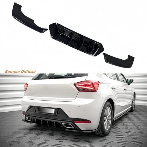 Difusor de parachoques trasero para Seat Ibiza FR Mk5 2017-2020 2