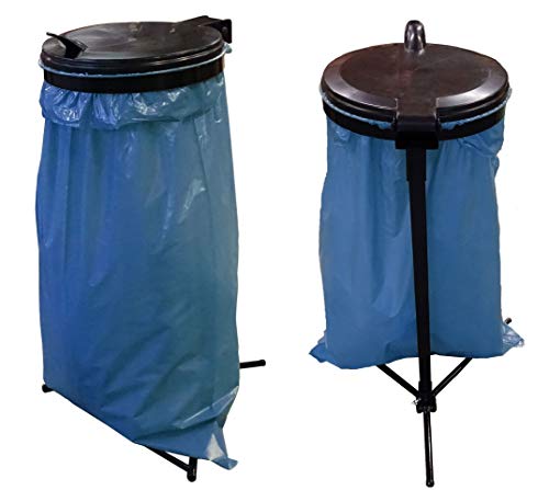 QUICK STAR Müllsackständer 120 Liter Stahlblech Gelber-Sack Ständer Müllbeutelhalter Müllsackhalter Abfallbehälter - Image 5