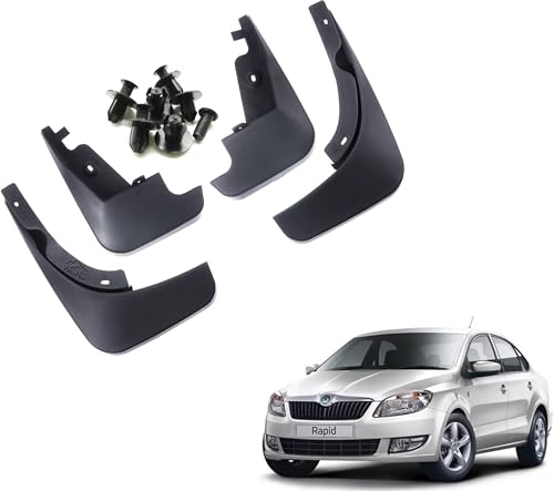 Image of WolkomHome Mud Flap Compatible with Rapid - Durable Splash Guards for Car Exterior Protection