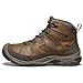KEEN Men's Circadia Mid Height Comfortable Waterproof Hiking Boots, Bison/Brindle, 11