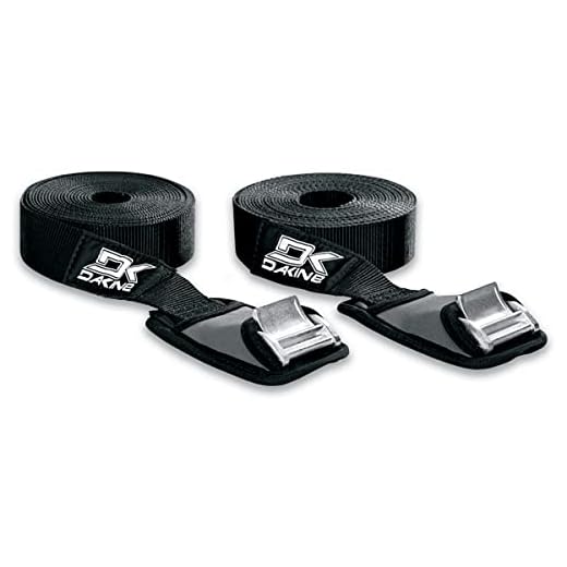 Dakine baja Tie Down Straps 12' Surf Rack, black