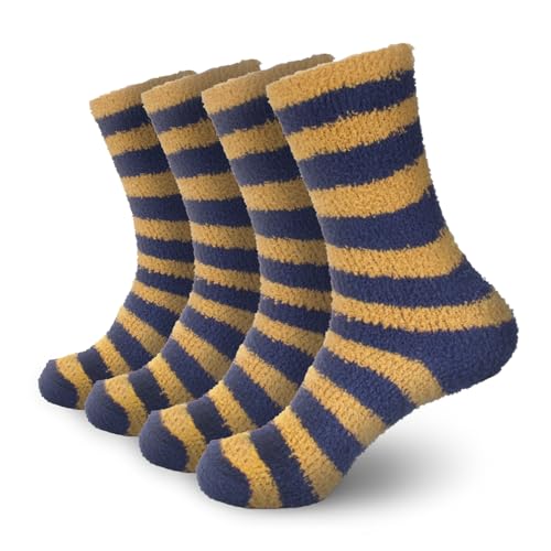 Calcetines de Team Spirit de rayas BambooMN pack de 4 pares mullidos