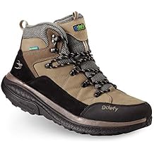 G-DEFY Sierra Waterproof Womens Hiking Boot | VersoShock Technology for Pain Associated with Walking | Prolonged Standing | Arch Support | Free Custom Orthotic