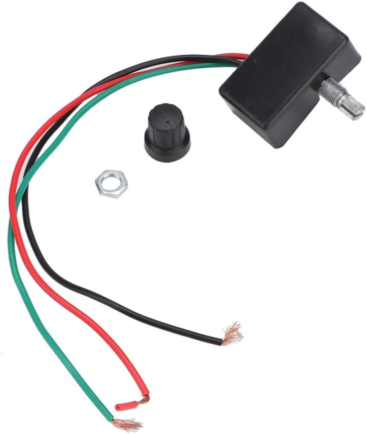 2PCS 12V Electric Sprayer Speed Controller Switch, Adjustable Rotary Governor Regulator Accessory with Nuts and Coils for Sprayers