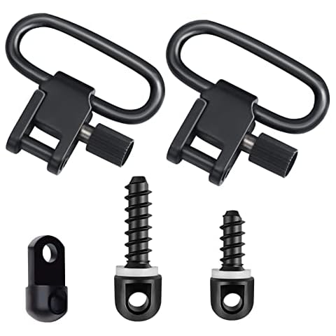 Anovo Two Point Traditional Sling Attachments Mounts Fit for Ruger 10/22, 1 Inch Cover