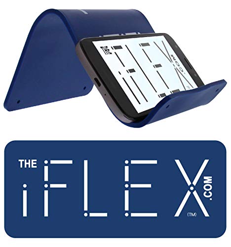 iFLEX Buddy Cell Phone and Tablet Stand Companion - Ideal for Air Travel, Work, and Home Use - Flexible Holder for All Mobile Devices - The Ultimate iPhone Cell Phone Stand Solution