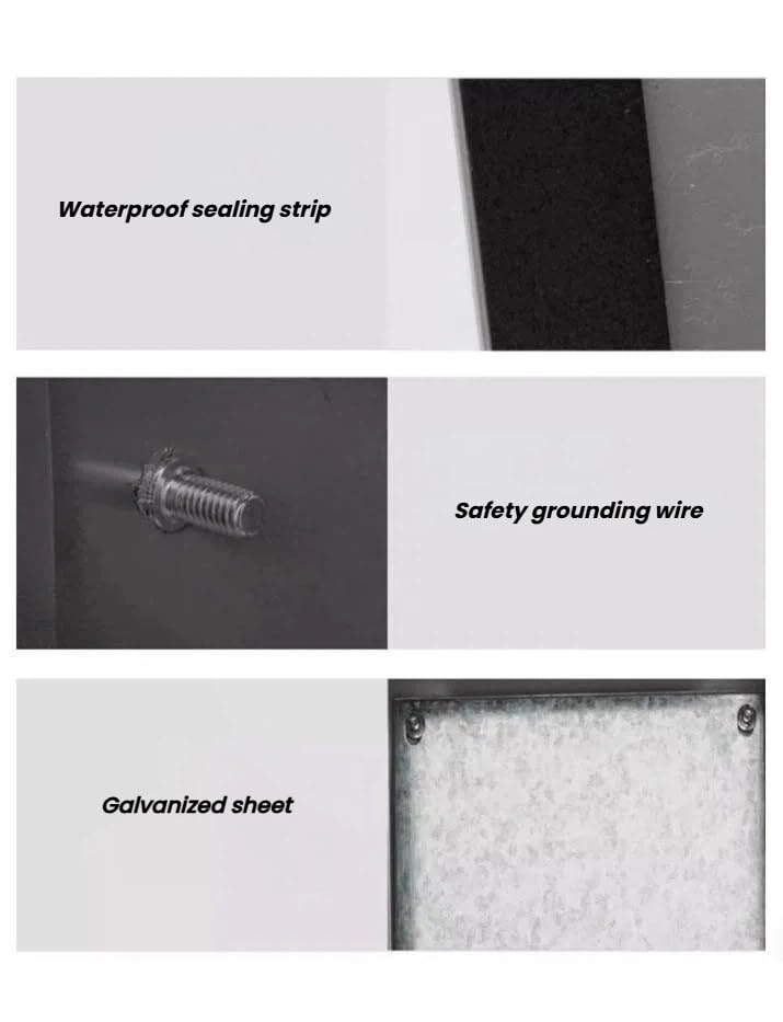 Boîte de jonction électrique acier contre humidité et pannes de circuit