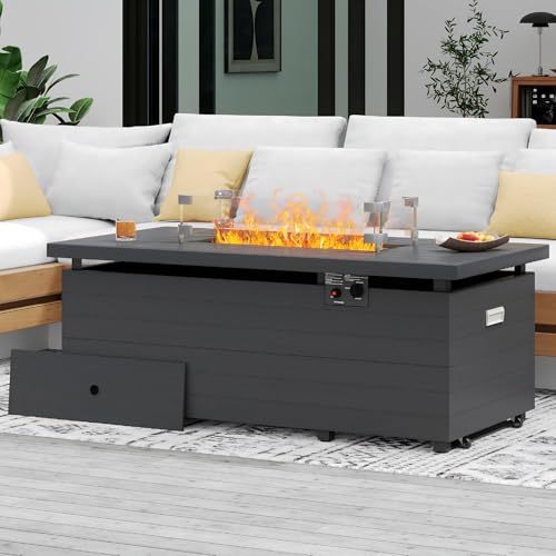 Sundale Outdoor 51 Inch Outdoor Fire Pit Table