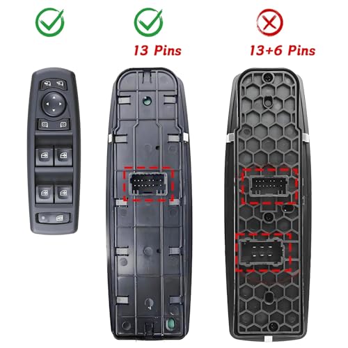 Mando elevalunas de coche para solucionar fallos de botones en Renault 2