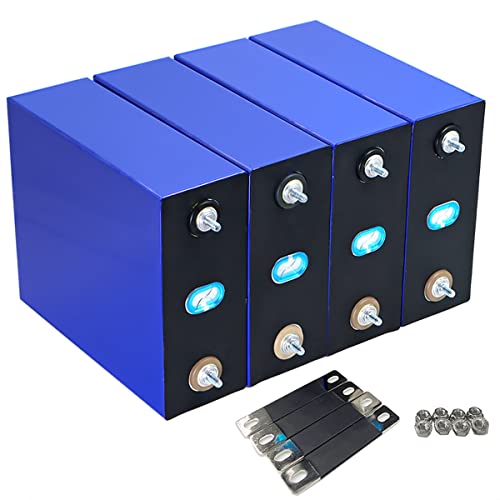 Lifepo4 Cells 3.2V 304Ah Eve Battery Grade A Deep Cycle Lithium Iron Phosphate Rechargeable Battery With Qr Code,Screws And Connectors,Power Supply For Solar Systems,Golf Cart,Motor,Off Grid #TOP29