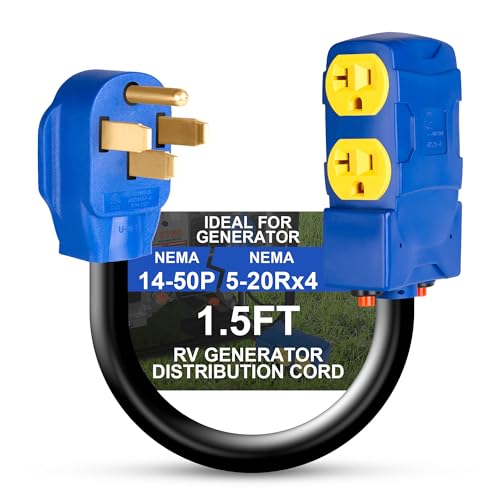 KTOEBYCO 50A to 20A RV Adapter