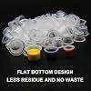 Ink Caps Cups Small - 200pcs Tattoo Pigment Cups Caps Disposable Tattoo Ink Cups for Microblading Permanent Makeup Tattoo Pigment Clear Holder Container Caps