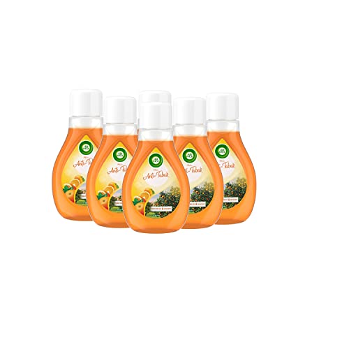 Air Wick Activ – Duftaufsteller mit frischem Duft gegen Tabak und unangenehme Gerüche – Duft: Anti-Tabak – 6 x 375ml