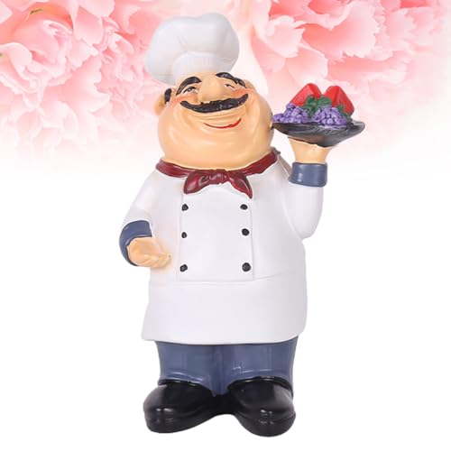 Figurine de chef français Amosfun pour décoration de table de cuisine - 5