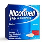 Nicotinell Nicotine 7mg Patch (Count of 7), Nicotine Patches, Stop Smoking Aid, 24h Craving Control, Step 3 For Light Smokers, Quit Smoking Aid