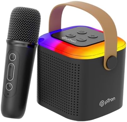 Portronics Dash 2 Wireless Bluetooth Karaoke Mic with 10W Speaker,Upto ...