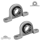 2 Stücke Gehäuselager, 30mm Stehlager Set, Lagerbock, Zinklegierung Wellenlager, Flanschlager für Achse Welle Maschine, 3d - Drucke, Wird in Allen Arten von Maschinen Verwendet (KP006（30mm）)