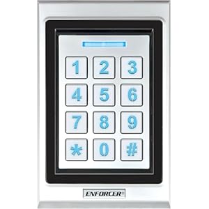 Seco-Larm SK-B141-PQ Bluetooth Access Controller, Single-Gang Keypad with Prox; App-Based Programming; Secure, Integrated Wireless Technology; 1000 Users; IP65 Weather Resistant