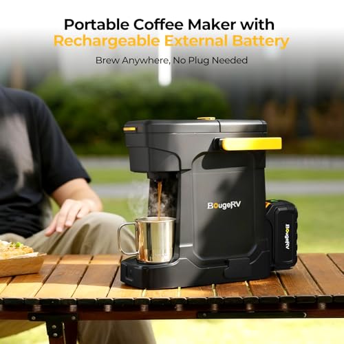 BougeRV Coffee Maker with 18V Battery