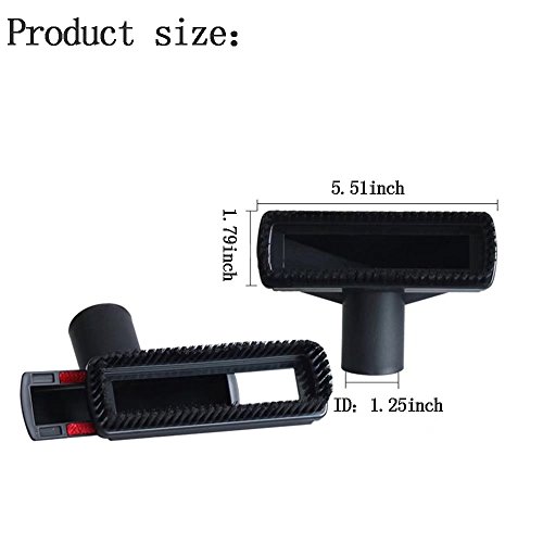 ANBOO Vacuum Attachments Replacement 1 1/4 inch & 1 3/8 inch Vac Accessories Brush Nozzle Crevice Tool Vacuum Cleaner Accessories Brush Kit for Standard Hose Set of 6 - Thumbnail 3