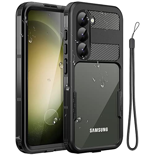 AICase Coque étanche pour Samsung Galaxy S23 5G (6,1") Étanche à la Neige, à la poussière et aux Chocs, étui Extérieur Protection intégrale IP68 certifiée 360 Housse pour Samsung S23 2023
