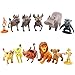 Lion King Cake Toppers, Lion King Figure, Mini León Adornos Para Tartas, León Juego De Figuras, Pastel Decoración Suministros, Cumpleaños Decoración De Tartas, 12 Piezas