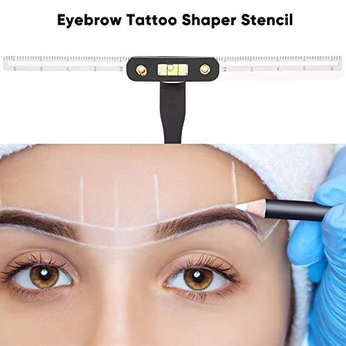 Eyebrow Shaping Stencil Kit, Stainless Steel Eyebrow Stencil, Eyebrow Ruler, Eyebrow Tattoo Shaper Stencil - Image 4
