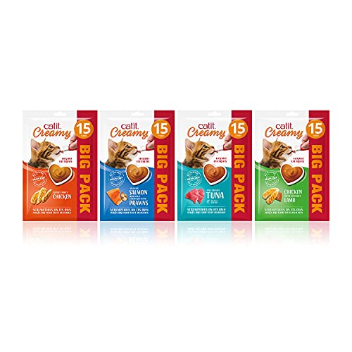 Catit Creamy Chicken Lickable Cat Treats for Cats and Kittens, Cat Treat Licky Snack, Grain-Free Lick Treat, 15 x 10g Multipack - Image 6
