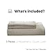 Simple&Opulence 100% Washed Linen Duvet Cover with Embroidered,3 Pieces Soft Farmhouse Comforter Set with Button Closure,1 Duvet Cover and 2 Pillowshams(Queen,Natural Linen)