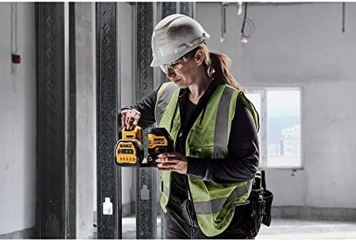 DEWALT 2-Way Self Levelling Cross Line Green Beam Laser with Battery XR 12V 2.0Ah Li-Ion and Charger DCE088D1G