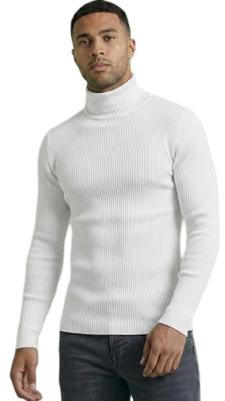 funkari Men's Premium Wool High Neck Full Sleeve Winter Sweater | Warm Turtleneck Pullover | Lightweight Woolen Inner Layer for Cold Weather-picture-12