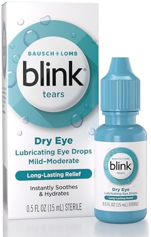 BLINK Tears Lubricating Eye Drops, Moisturizing & Soothing for Mi...