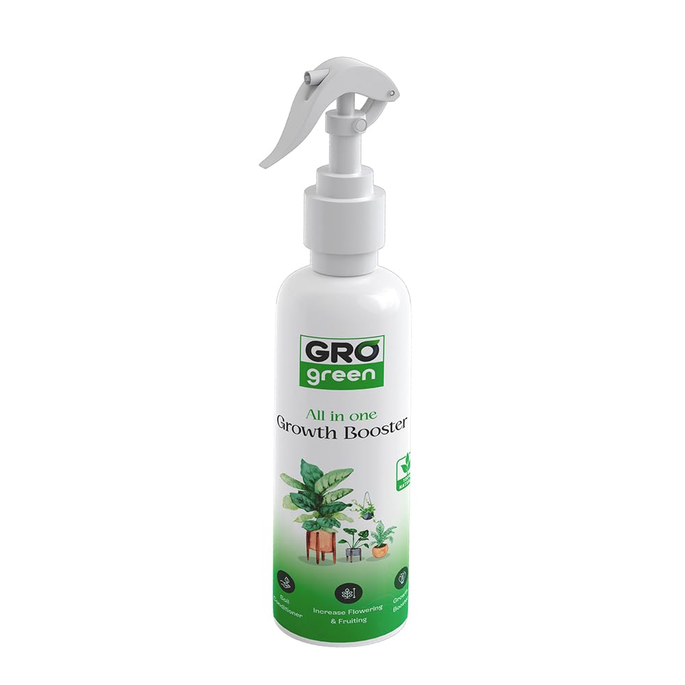 Gro Green 100% Natural All in One Growth Booster Liquid Fertilizer Spray for all Indoor and Outdoor Plants (B0CR9YFZV5) Amazon Price History, Amazon Price Tracker