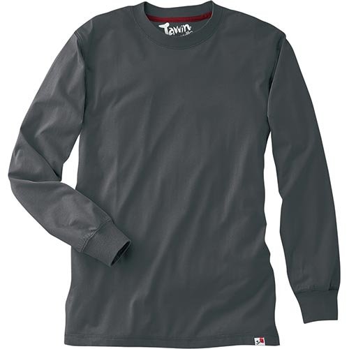 自重堂 Jawin 長袖Ｔシャツ 55304 チャコールグレー 4Lサイズ