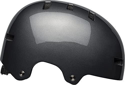 BELL Local Adult BMX Bike Helmet - Nightwalker Gloss Gunmetal (Discontinued), Large (59-61.5 cm)