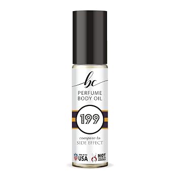 BC Perfume 199 Inspired by Side Effect For Women & Men Replica Fragrance Body Oil Dupes Roll-On 0.3 Fl Oz/10ml