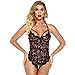 Dasongff Unterwäsche Frauen Set, Spitze Negligee Damen Sexy Erotik Nachtwäsche Negligee Nachtkleid Nachthemd Lingerie Dessous G-String Set Bodysuit Reizwäsche Sleepwear Kleid Babydoll Spitzenkleid