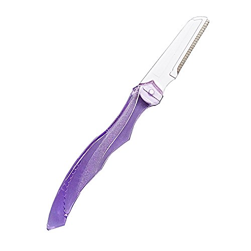 Eyebrow Razor Kit 3 Pcs Pinkiou Eyebrow Folding Shavers Facial Razor With Clear Box For Travel Hair Removal Fashion Women Ladies Shaper Must Have Makeup Tools #TOP5