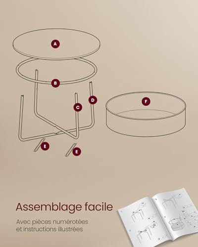 Table basse ronde chaleureuse pour vos soirées café dans un salon cocooning - 8