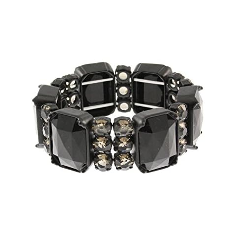 Crystal Encrusted Silver Bracelet Cover