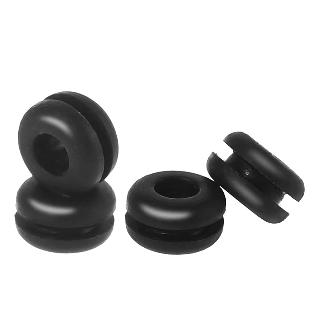 4pcs Bedplate Grommets Black Rubber for 3009 3012