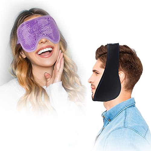 Newgo Bundle Of Gel Eye Mask And Jaw Ice Pack For Oral Face Pain Relief #TOP17
