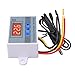 Digital Temperature Controller Thermostat Switch Control for Heating Cooling Equipment Industrial ABS Material (12V)