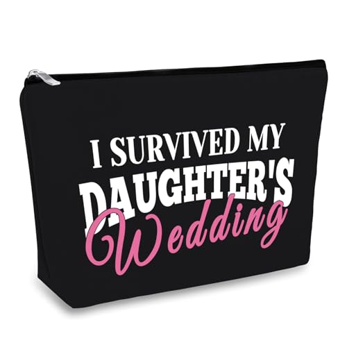 Mother Of The Bride Gift From Daughter Makeup Bag Wedding Gifts For Mother In Law Black Cosmetic Bag Wedding Keepsake Gift Engagement Announcement Bridal Shower Gifts